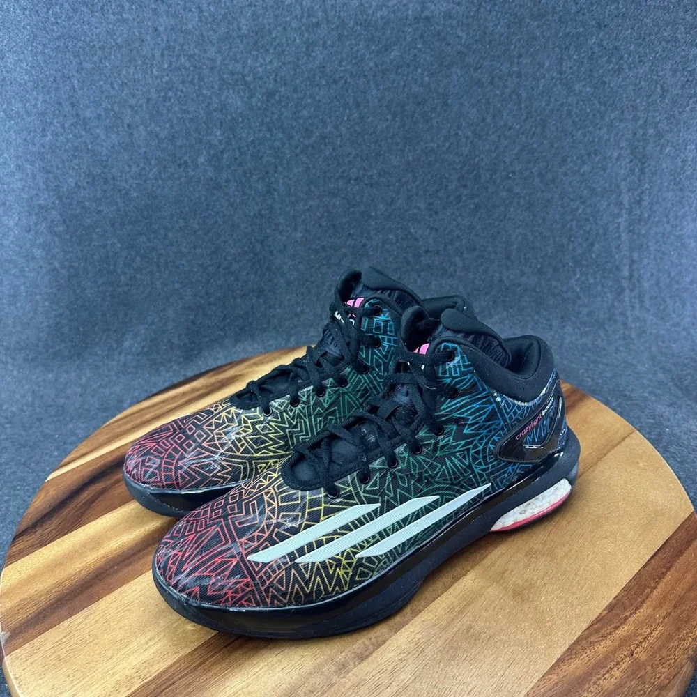 Adidas Boost Shoes Crazy Light Black Multi C75907 Sneakers US 8